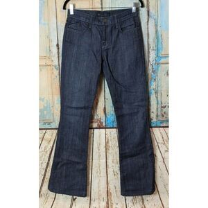 Rock & Republic Womens Size 26 Blue Medium Wash Mid Rise RUBY Flare Leg Jeans